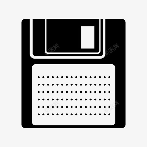 磁盘90年代软盘图标svg_新图网 https://ixintu.com 90年代 保存 内存 磁盘 软盘