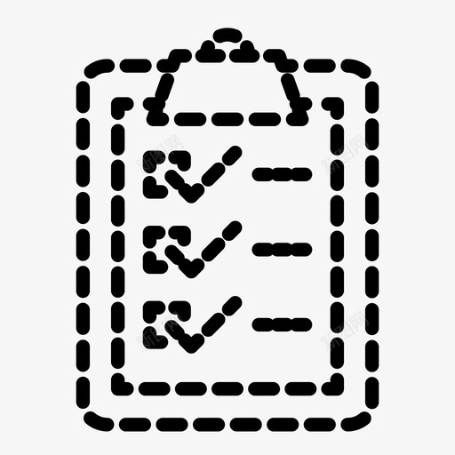 检查表健身形式图标svg_新图网 https://ixintu.com 健康 健身 健身房 形式 检查表