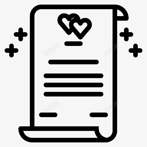 婚约浪漫26直系图标svg_新图网 https://ixintu.com 婚约 浪漫 直系