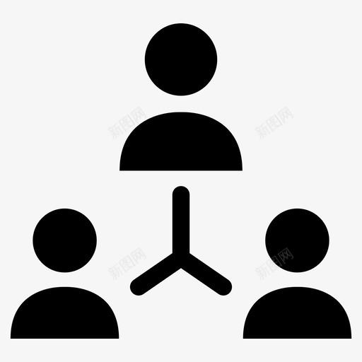 领导雇员雇主图标svg_新图网 https://ixintu.com 业务 小组 经理 雇主 雇员 领导
