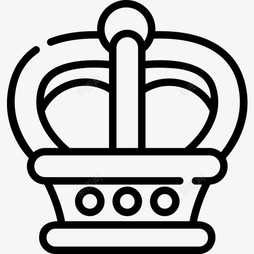皇冠童话3直线图标svg_新图网 https://ixintu.com 皇冠 直线 童话