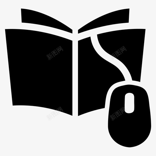 在线课程书籍电子学习图标svg_新图网 https://ixintu.com 书籍 在线课程 教育2 电子学习