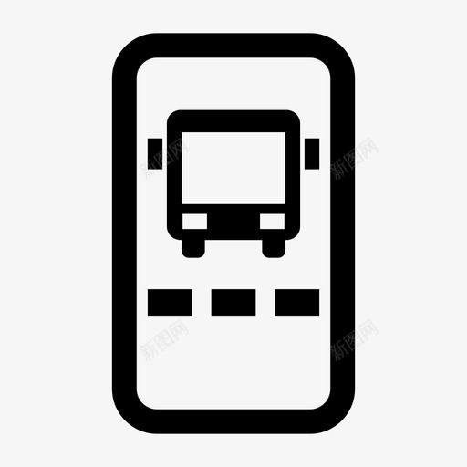 车票公共汽车优惠券图标svg_新图网 https://ixintu.com 交通工具 优惠券 公共汽车 旅行 车票