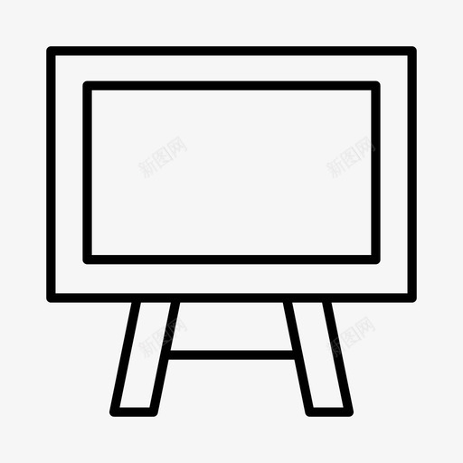 演示文稿业务主题演讲图标svg_新图网 https://ixintu.com powerpoint 业务 主题 文稿 演示 演讲 白板