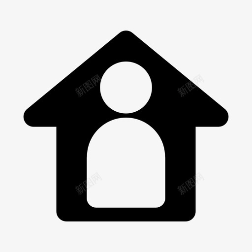 家庭用户帐户头像图标svg_新图网 https://ixintu.com 个人资料 头像 家庭 帐户 用户