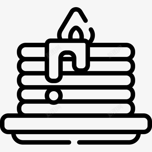 薄饼圣诞食品饮料直系食品图标svg_新图网 https://ixintu.com 圣诞 直系 薄饼 食品 食品饮料