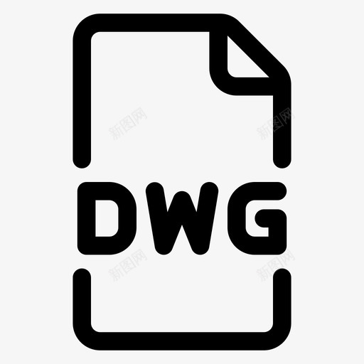 dwgdoc文件图标svg_新图网 https://ixintu.com doc dwg 文件 格式