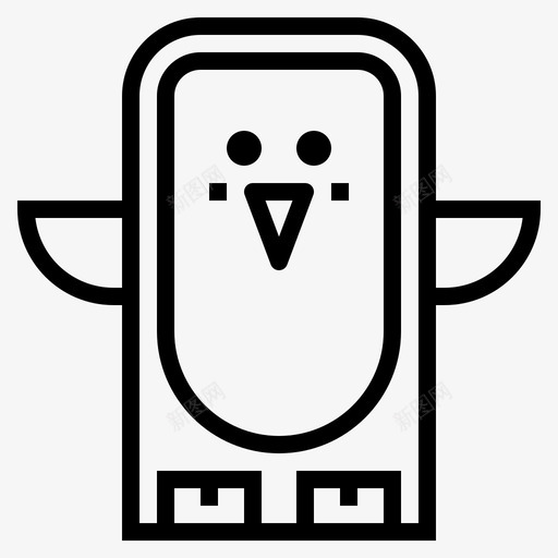 企鹅冬季69直系图标svg_新图网 https://ixintu.com 企鹅 冬季 直系