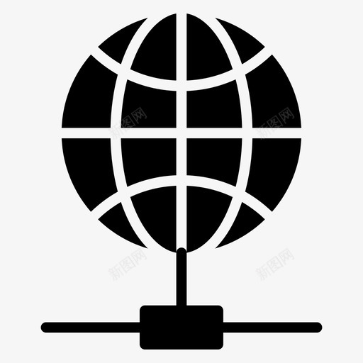 全局共享浏览器连接图标svg_新图网 https://ixintu.com 业务字形64像素 全局共享 共享 浏览器 网络 连接