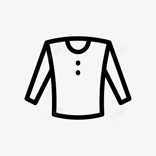 衬衫布料衣服图标svg_新图网 https://ixintu.com 布料 穿着 衣服 衬衫 购物 购物路线和符号