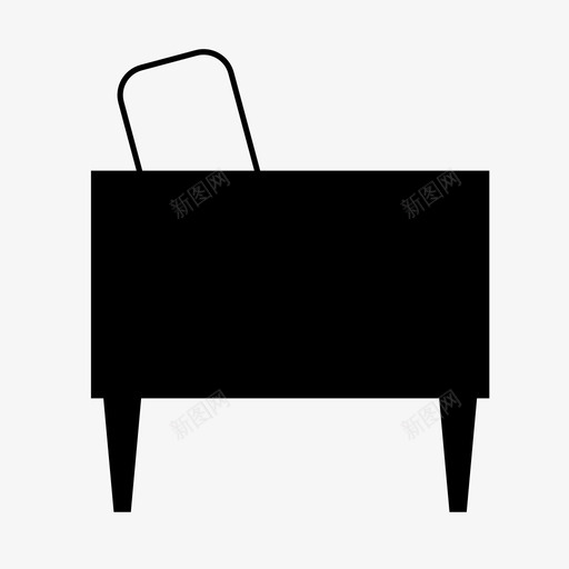 世纪中叶家具锥形垫椅子图标svg_新图网 https://ixintu.com 世纪 中叶 家具 椅子 锥形