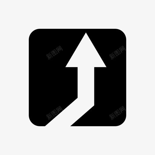 箭头方向转向图标svg_新图网 https://ixintu.com 向上 方向 箭头 箭头方形 转向