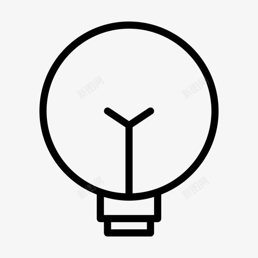 灯明亮亮度图标svg_新图网 https://ixintu.com 亮度 发光 工具 明亮 灯泡