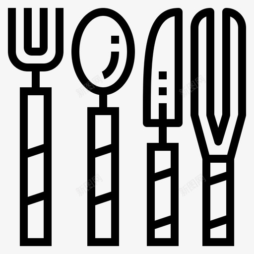 餐具烹饪62线性图标svg_新图网 https://ixintu.com 烹饪62 线性 餐具