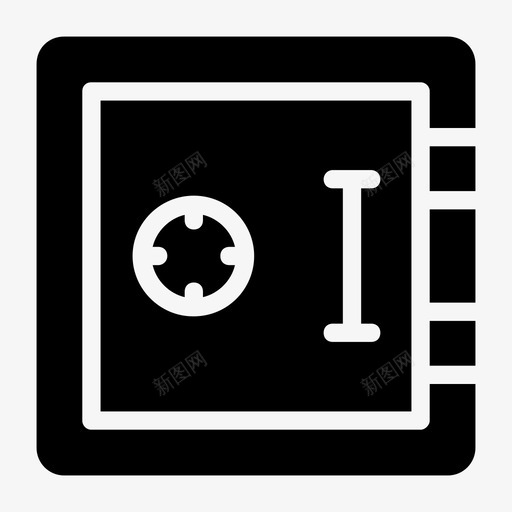 保险箱储物柜保护svg免抠素材_新图网 https://ixintu.com 保险箱 储物柜 保护 保险库 酒店和餐厅线和标志符号