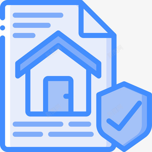 家庭保险保险41蓝色图标svg_新图网 https://ixintu.com 保险 家庭 蓝色