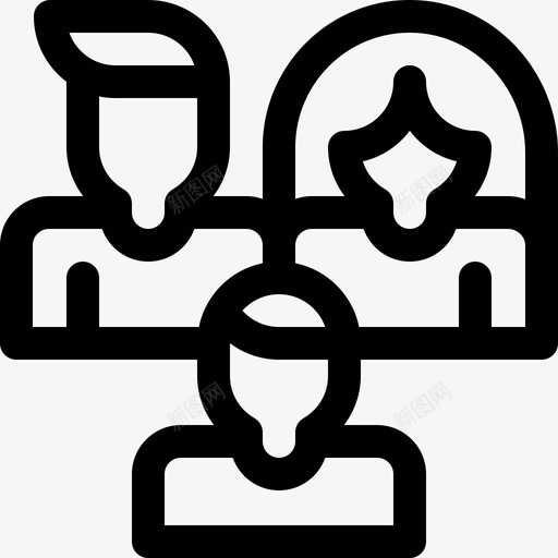 家庭人际关系和情感12直系图标svg_新图网 https://ixintu.com 人际关系和情感12 家庭 直系