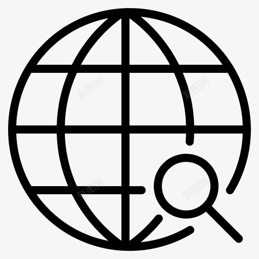 在线搜索查找搜索图标svg_新图网 https://ixintu.com web web和界面 在线搜索 搜索 查找 网站