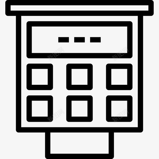 工业12线性电表图标svg_新图网 https://ixintu.com 工业12线性电表