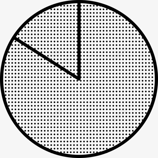 饼图图表虚线图图标svg_新图网 https://ixintu.com 图表 线图 虚线 饼图