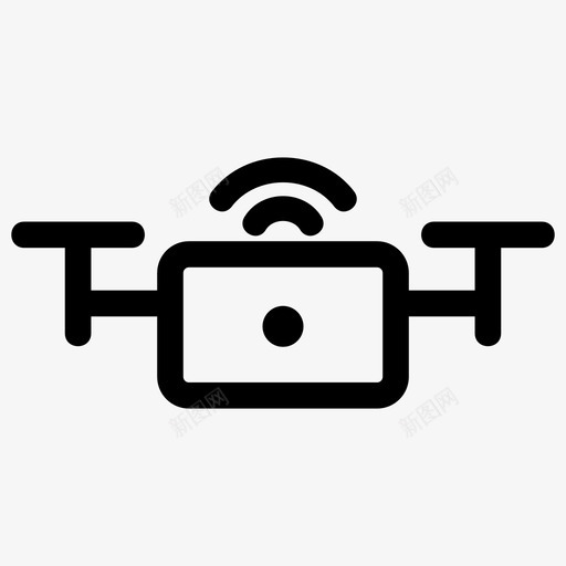 无人机摄像机无人机机器人图标svg_新图网 https://ixintu.com 技术 摄像机 无人机 未来 机器人