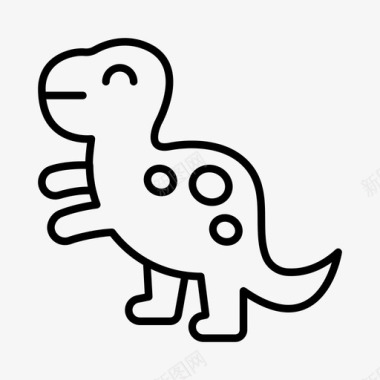 霸王龙恐龙侏罗纪图标图标
