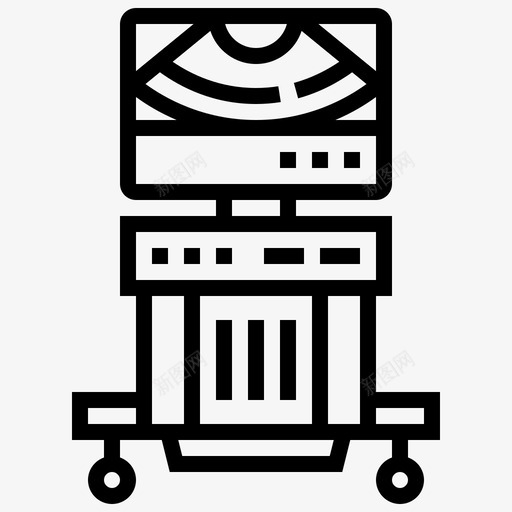 超声波检查妇科图标svg_新图网 https://ixintu.com 妇科 怀孕 机器 检查 超声波