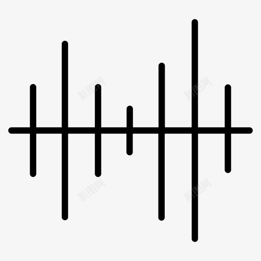 声音音频数字图标svg_新图网 https://ixintu.com 均衡器 声音 数字 波形 视频制作 音乐 音频