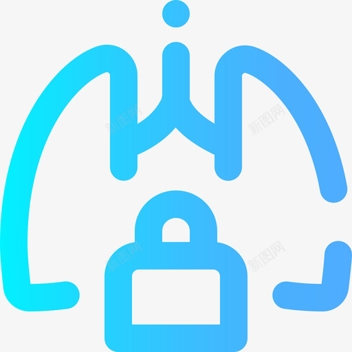 哮喘过敏9级梯度图标svg_新图网 https://ixintu.com 9级 哮喘 梯度 过敏