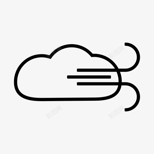 天气空气季节图标svg_新图网 https://ixintu.com 假期 天气 季节 空气 风