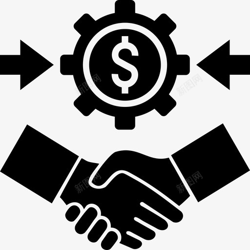 借钱协议贷款图标svg_新图网 https://ixintu.com 借钱 协议 贷款