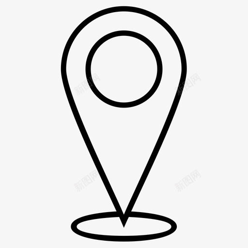 位置地址目标图标svg_新图网 https://ixintu.com gps 位置 地图 地址 目标