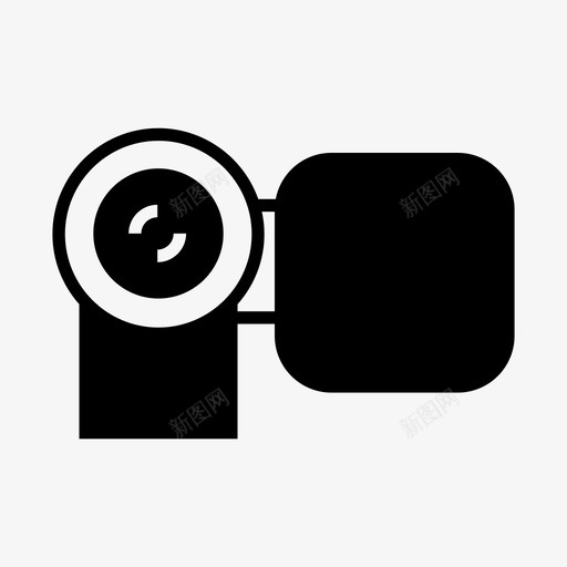 照相机胶卷镜头图标svg_新图网 https://ixintu.com 唱片 照片 照相机 胶卷 镜头
