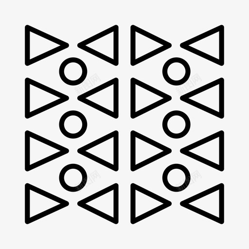 部落模式人类学阿兹特克图标svg_新图网 https://ixintu.com 人类学 土著 部落 部落模式 阿兹特克