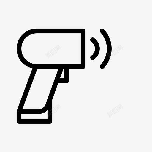 条码扫描器电脑装置图标svg_新图网 https://ixintu.com 条码扫描器 电脑 电脑硬体及周边轮廓 硬体 装置