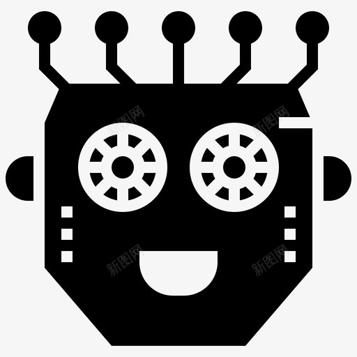 人工智能灵巧智能图标svg_新图网 https://ixintu.com 人工智能 字形 技术 智能 灵巧