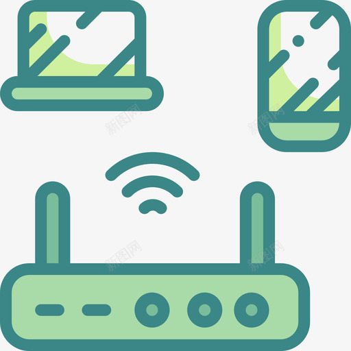调制解调器家用电子2双音图标svg_新图网 https://ixintu.com 双音 家用电子 调制解调器