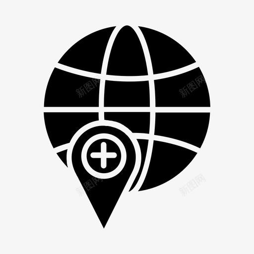 医院位置地图医学图标svg_新图网 https://ixintu.com pin 位置 医学 医院 地图 字形 导航