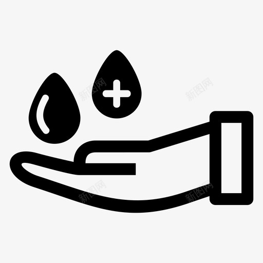 洗手清洁卫生图标svg_新图网 https://ixintu.com 卫生 洗手 清洁