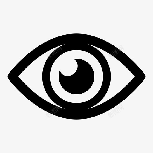 查看显示可见图标svg_新图网 https://ixintu.com 主视图 信息 可见 显示 查看 标签 标记 警告 设置 链接