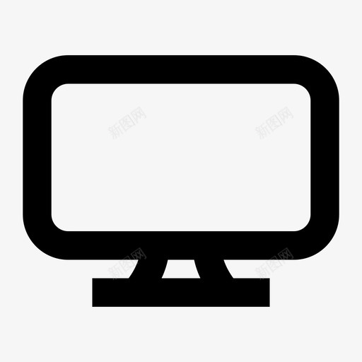 电脑电脑显示器液晶显示器图标svg_新图网 https://ixintu.com 屏幕 液晶显示器 电脑 电脑显示器