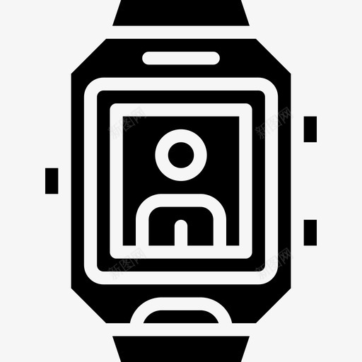 智能手表用户界面智能手表2固态图标svg_新图网 https://ixintu.com 固态 手表 智能 用户界面