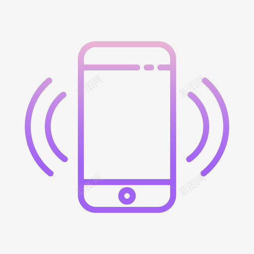 Wifi移动应用程序20轮廓渐变图标svg_新图网 https://ixintu.com Wifi 应用程序 渐变 移动 轮廓