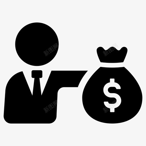 收入金钱报酬图标svg_新图网 https://ixintu.com 工资 报酬 收入 薪金 金钱
