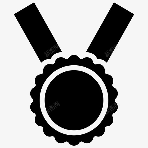 徽章奖项奖章图标svg_新图网 https://ixintu.com 丝带 奖章 奖项 徽章 认可 质量