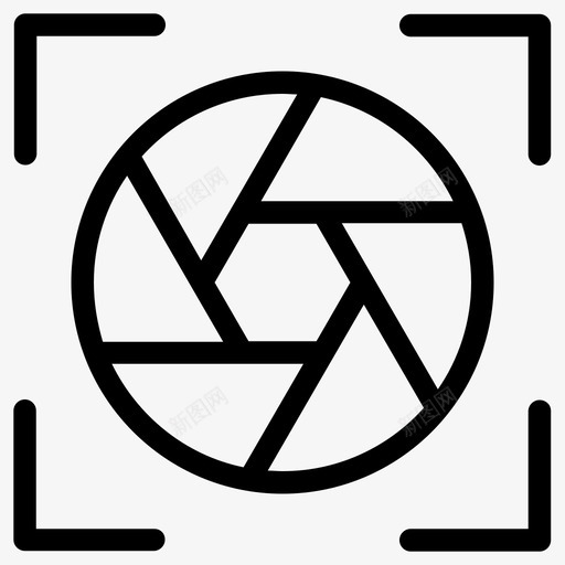 捕捉照相机镜头图标svg_新图网 https://ixintu.com 快照 捕捉 照片 照相机 镜头