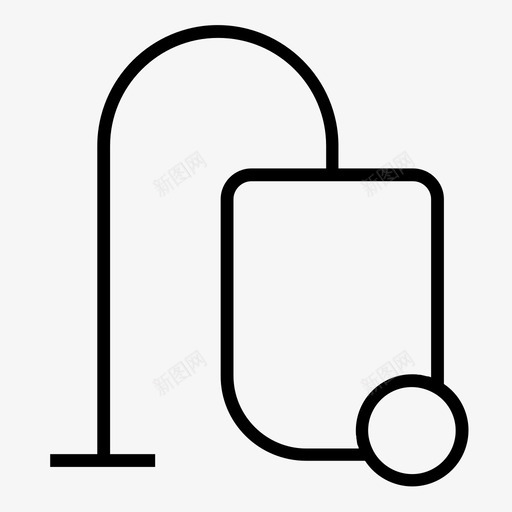 吸尘器清洁酒店线路图标集1svg_新图网 https://ixintu.com 吸尘器 图标 清洁 线路 酒店