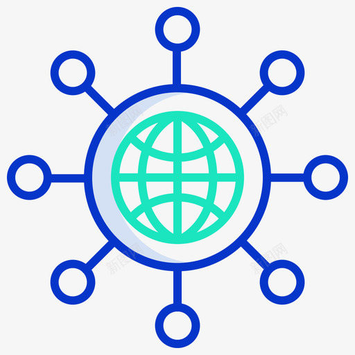 全球广告11轮廓颜色图标svg_新图网 https://ixintu.com 全球 广告 轮廓 颜色