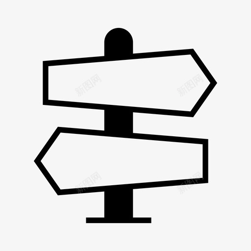 路标广告牌标志图标svg_新图网 https://ixintu.com 半成品 广告牌 标志 标牌 路标