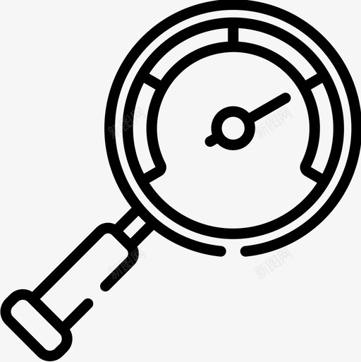 速度表速度表时间2线性图标svg_新图网 https://ixintu.com 度表 时间 线性 速度